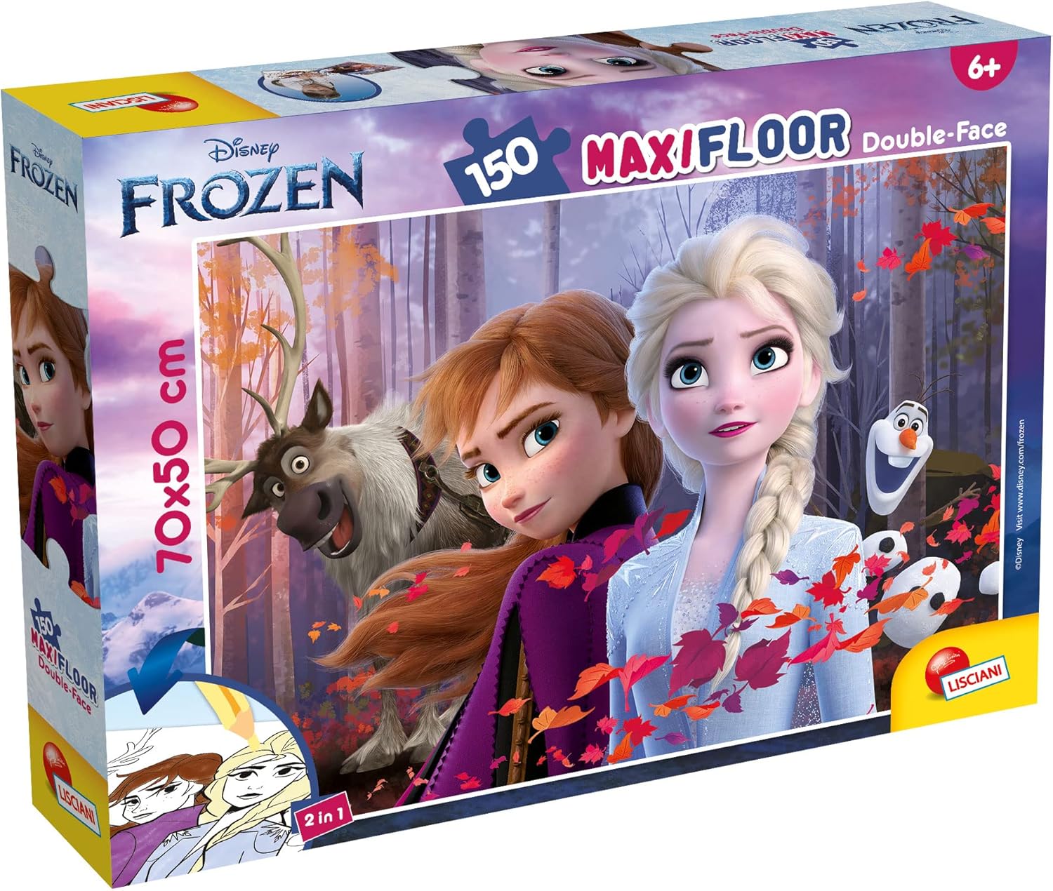 Disney Frozen - Maxi Floor Double Face Puzzle 150 Pieces – Fan Hub