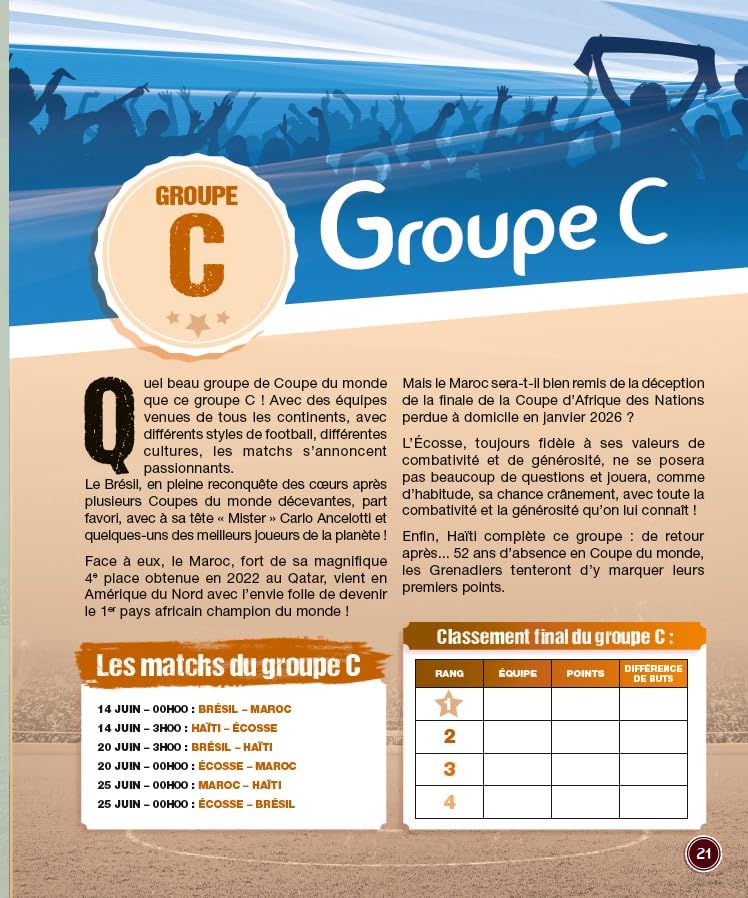 Grund Mon guide de la Coupe du Monde 2026