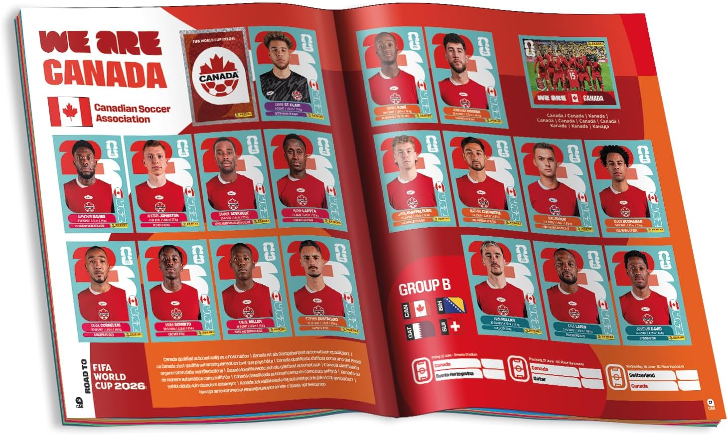 FIFA World Cup 2026 Official Sticker Collection Paperback Album by Panini