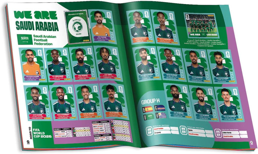 FIFA World Cup 2026 Official Sticker Collection Paperback Album by Panini