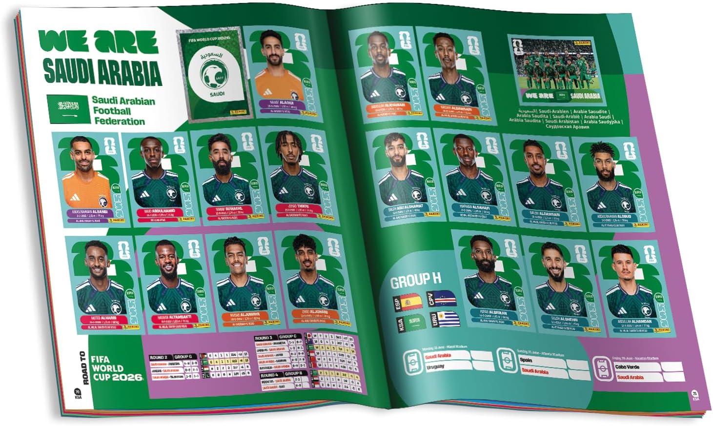 FIFA World Cup 2026 Official Sticker Collection Paperback Album by Panini