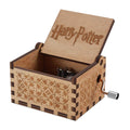 Harry Potter Wooden Music Box - Beige HP Engraved