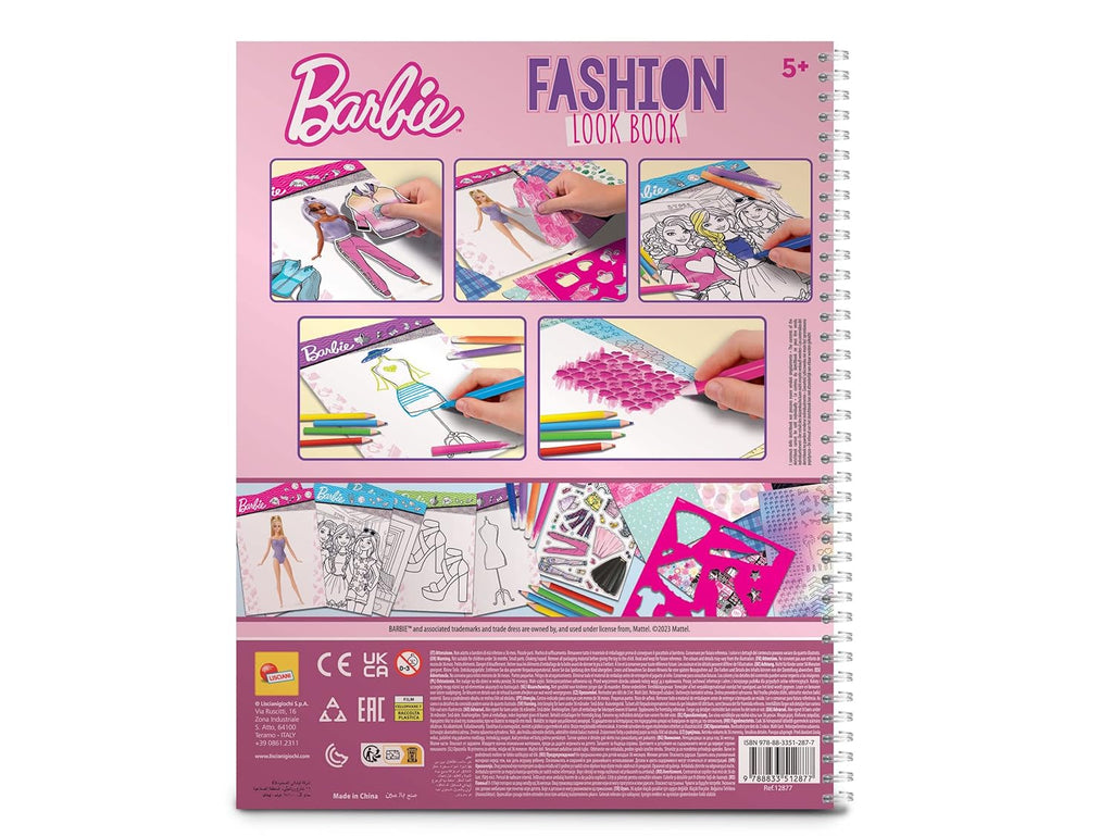 Barbie Fashion Look Book Sketchbook