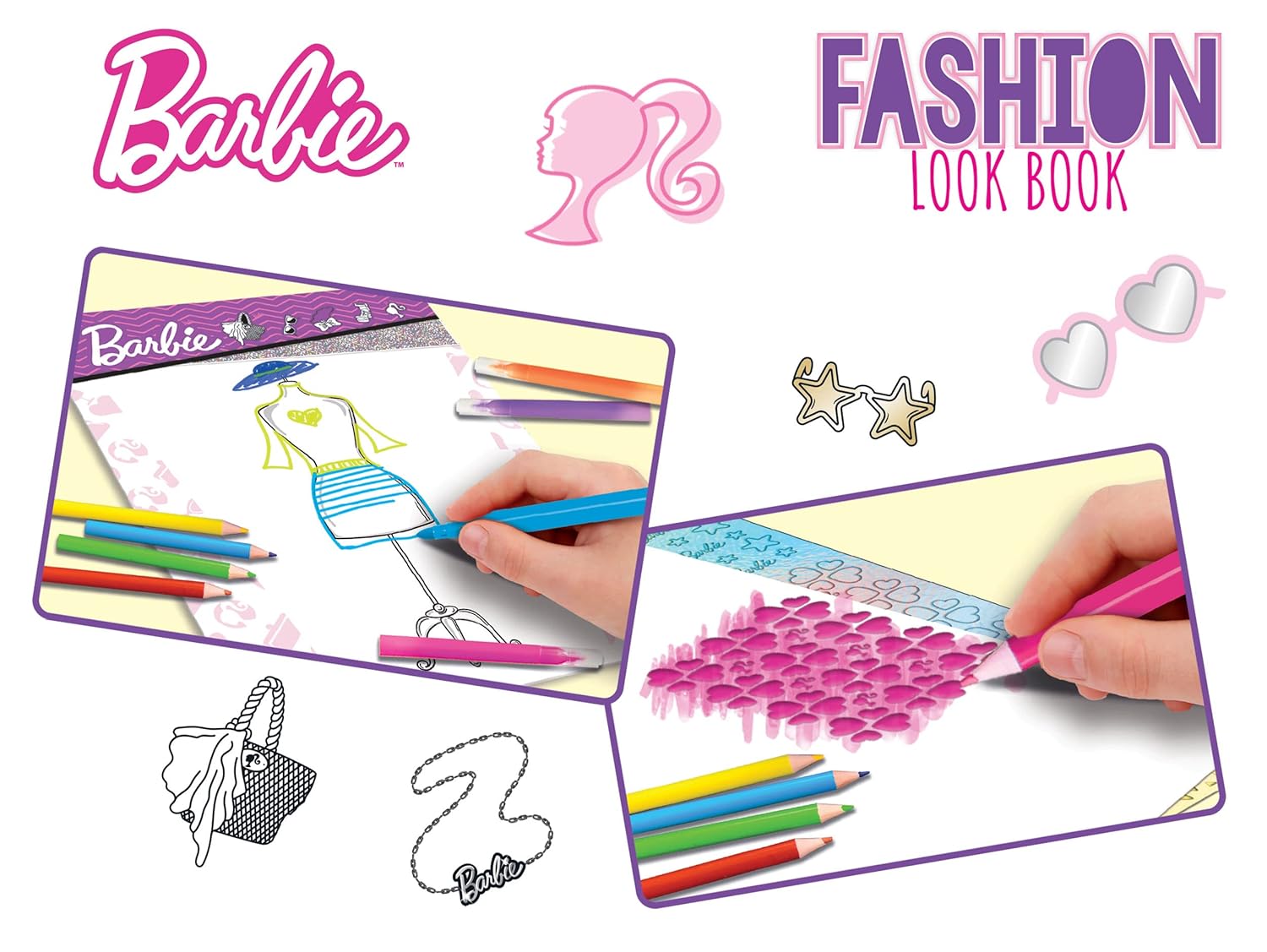 Barbie Fashion Look Book Sketchbook