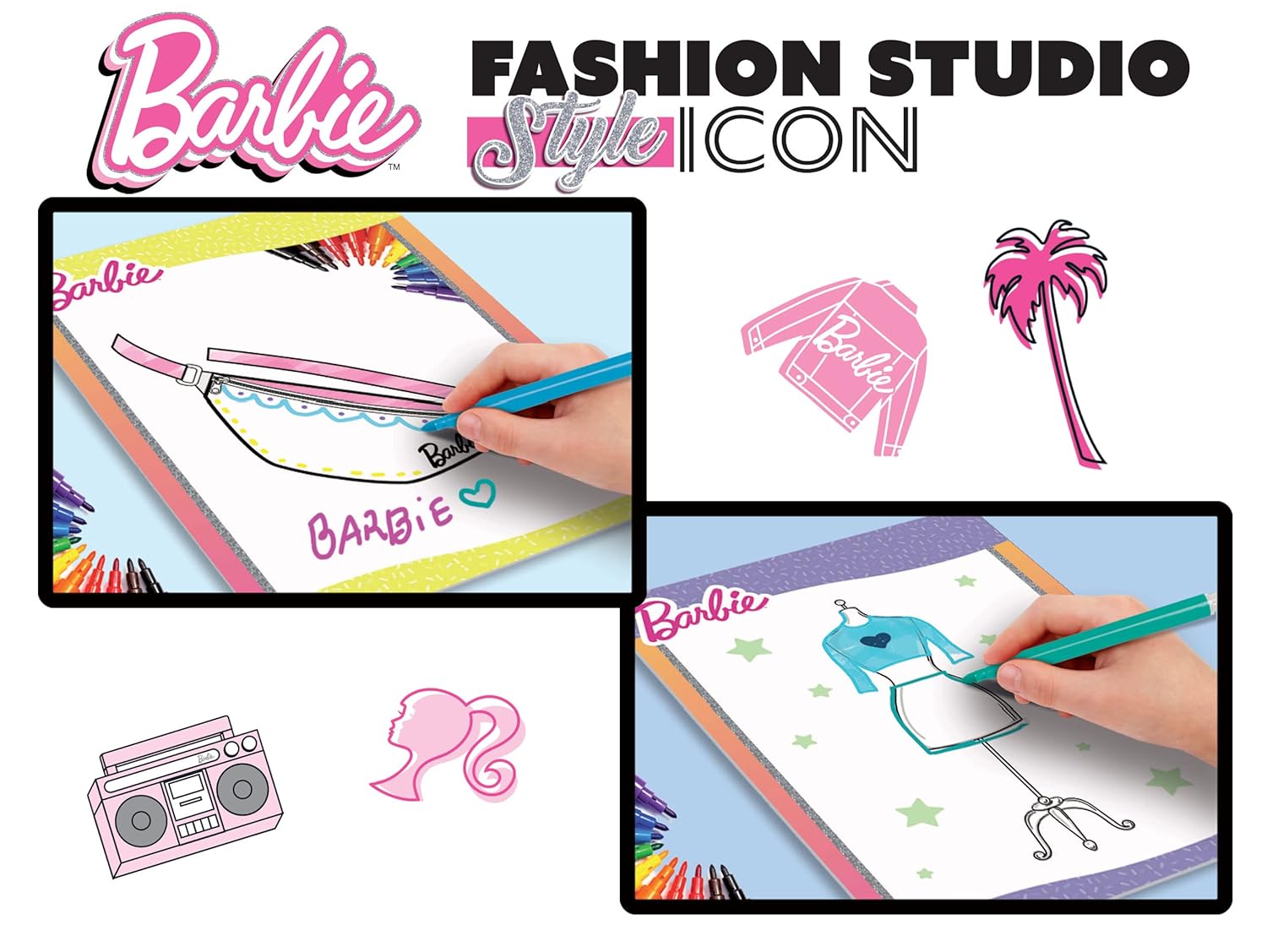 Barbie Fashion Studio Style Icon Sketchbook