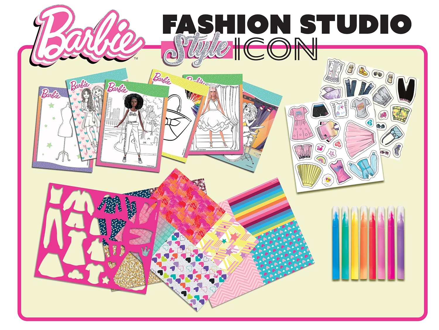 Barbie Fashion Studio Style Icon Sketchbook