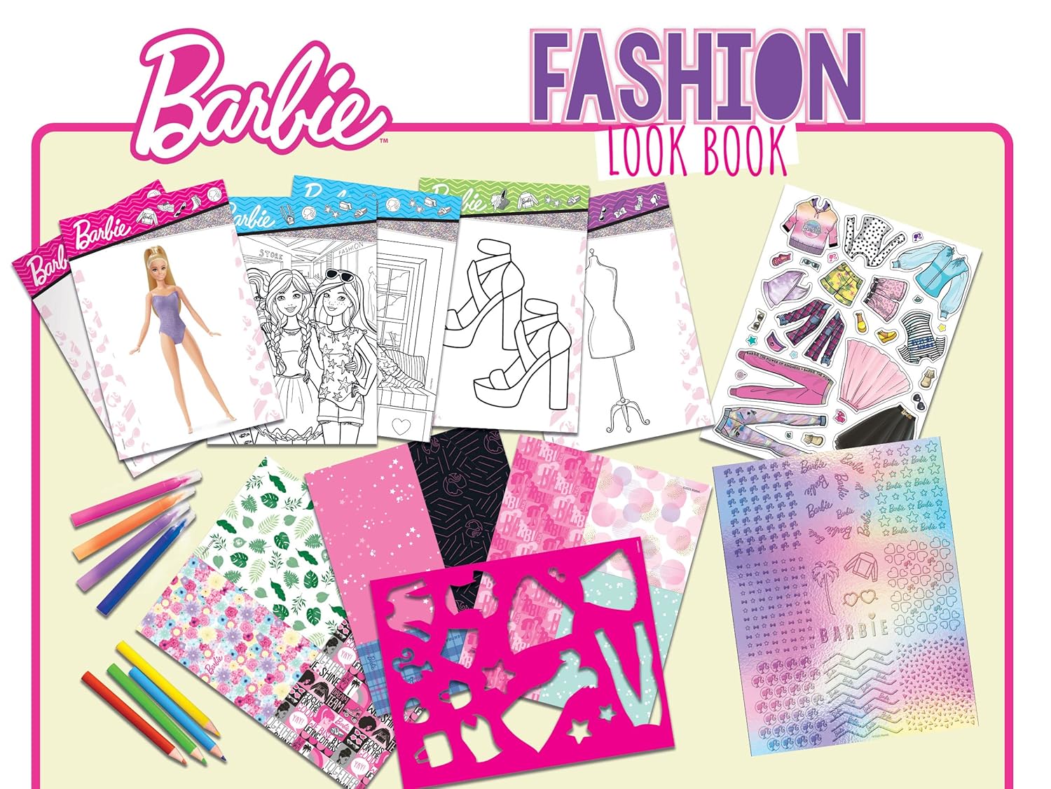 Barbie Fashion Look Book Sketchbook