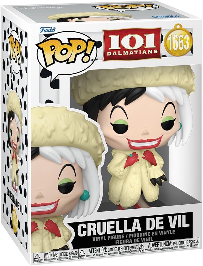 Original Funko Pop! Disney - Cruella De Vil #1663