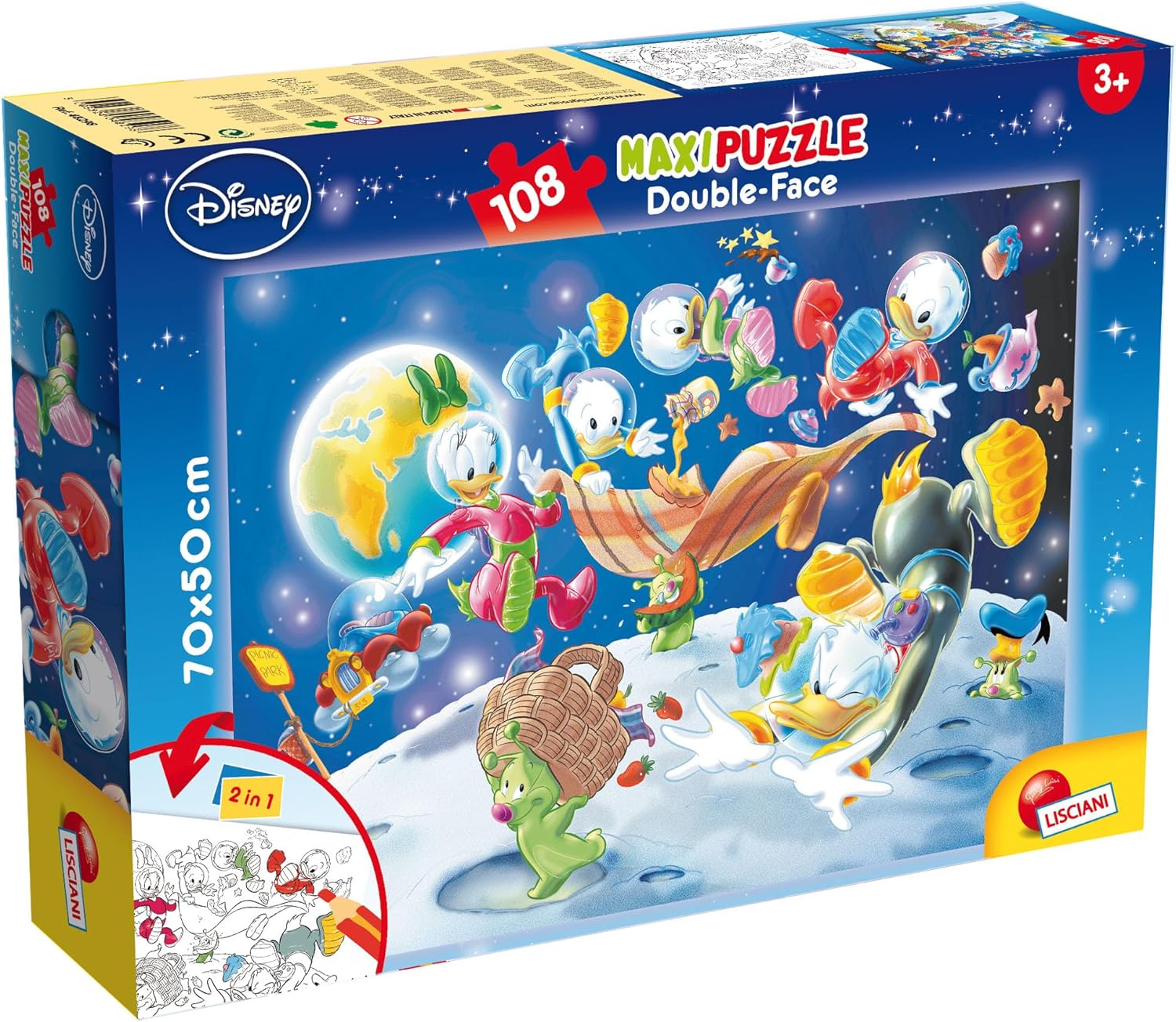 Disney Mickey Mouse - Maxi Floor Double Face Puzzle 108 Pieces