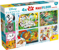Disney Classics - Maxi Floor Double Face Puzzle 4x48 Pieces