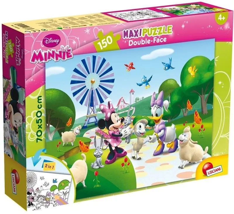 Disney Minnie Mouse - Maxi Floor Double Face Puzzle 150 Pieces