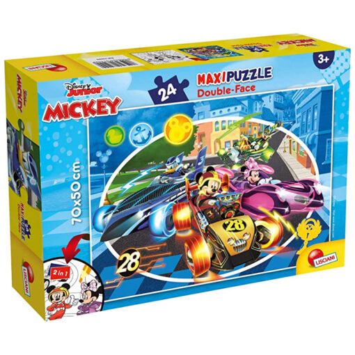 Disney Mickey & Roadster Racers - Maxi Floor Double Face Puzzle 24 Pieces