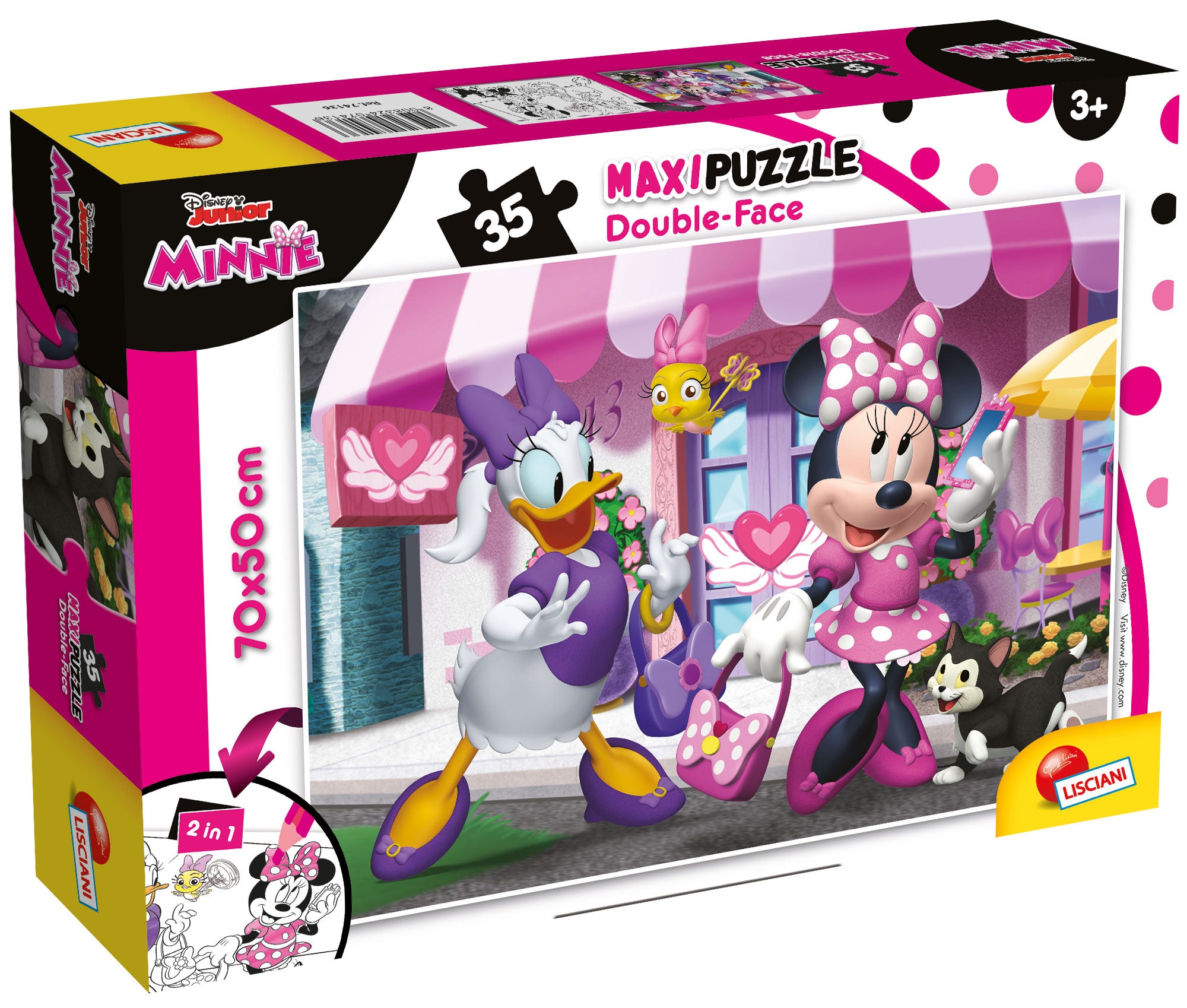 Disney Minnie Mouse - Maxi Floor Double Face Puzzle 35 Pieces
