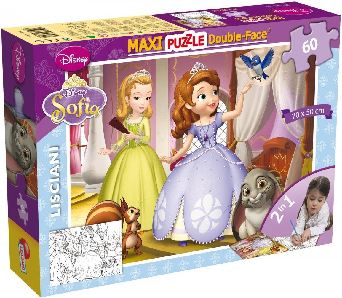 Disney Princess Sofia - Maxi Floor Double Face Puzzle 60 Pieces