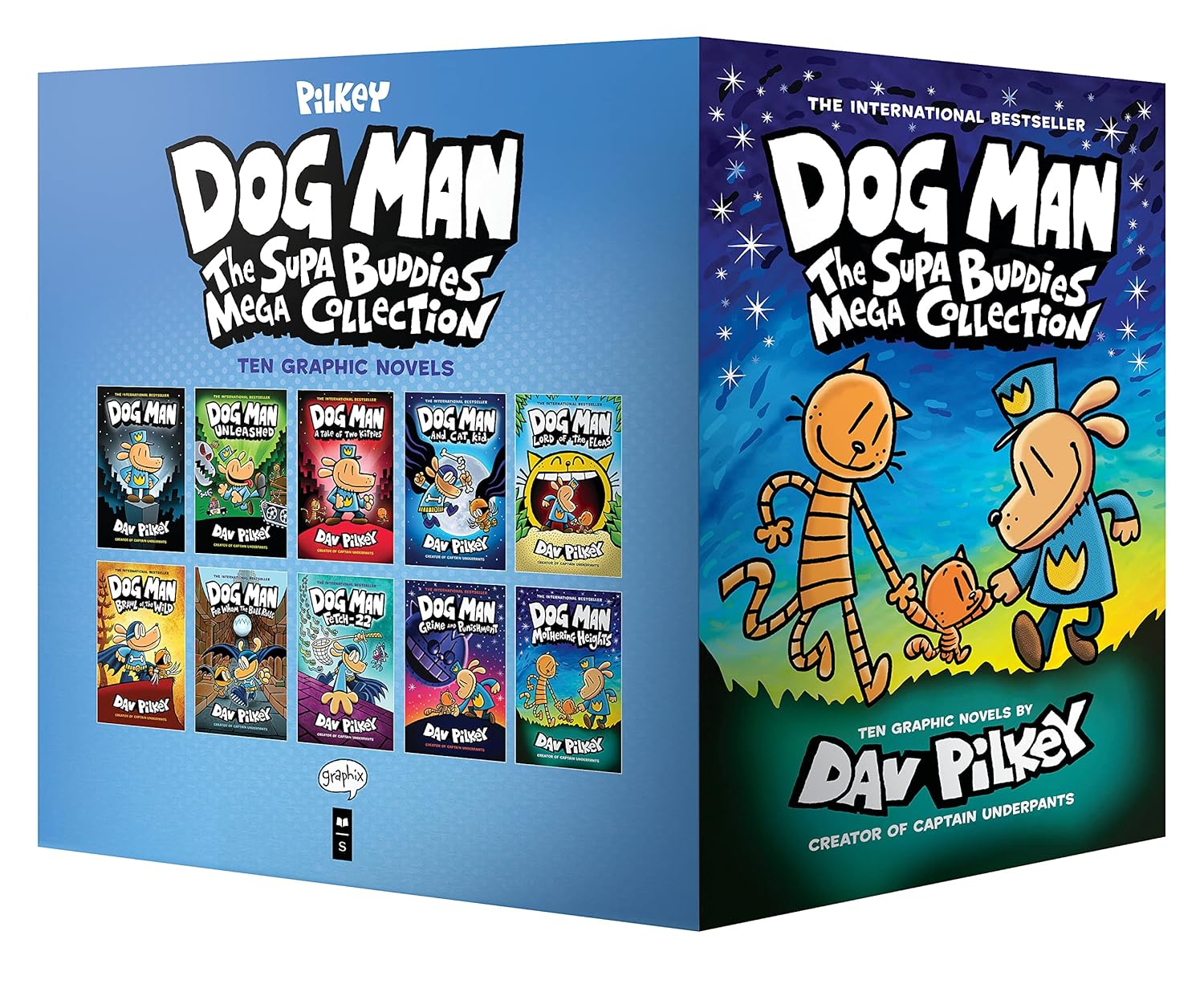Dog Man Collection - 10 Book Set (Paperback)