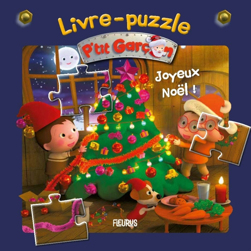 Fleurus Livre Puzzle P'Tit Garcon - Joyeux Noel
