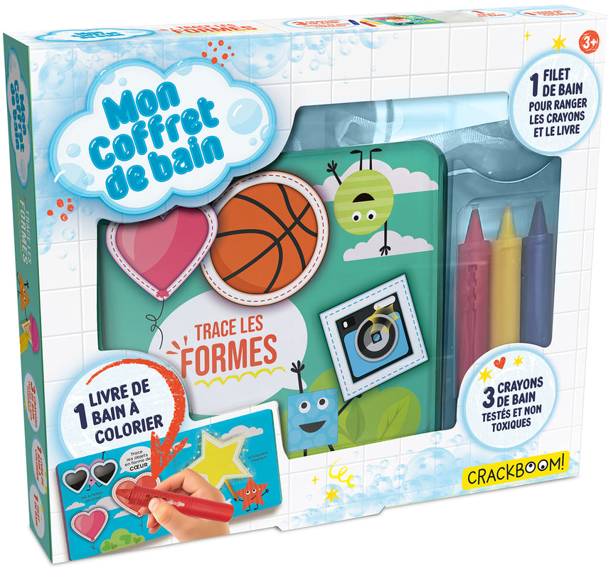 Crackboom Mon Coffret De Bain - Trace Les Formes