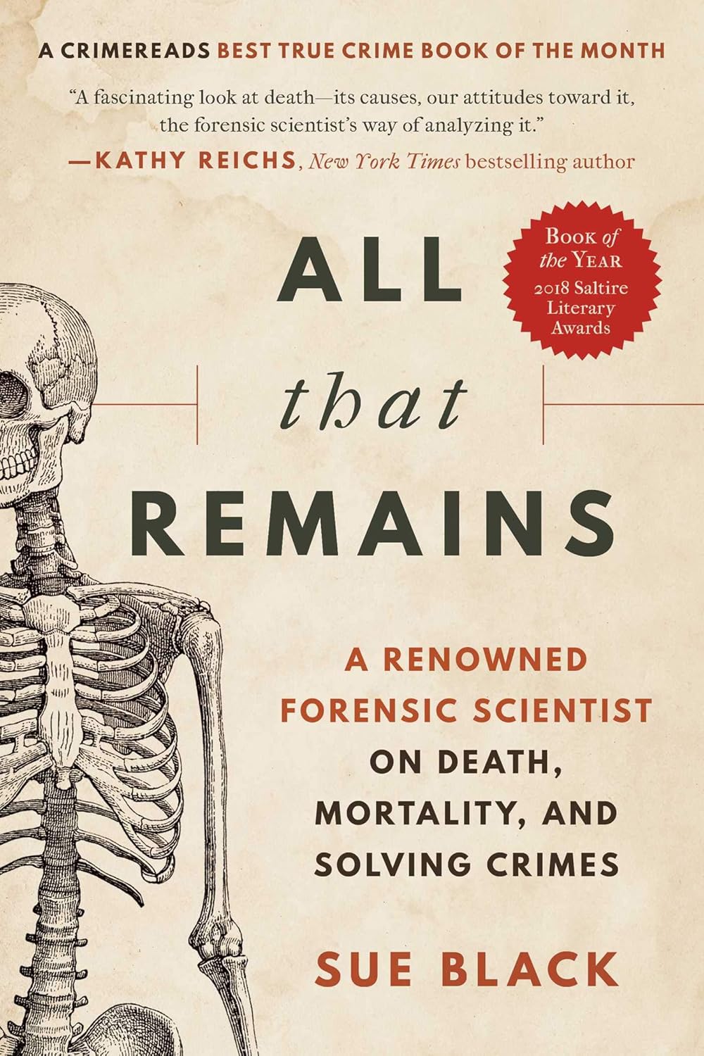 All That Remains by Sue Black (Paperback)