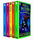 Puffin Edition Percy Jackson 5 Book Boxed Set by Rick Riordan (Paperback)