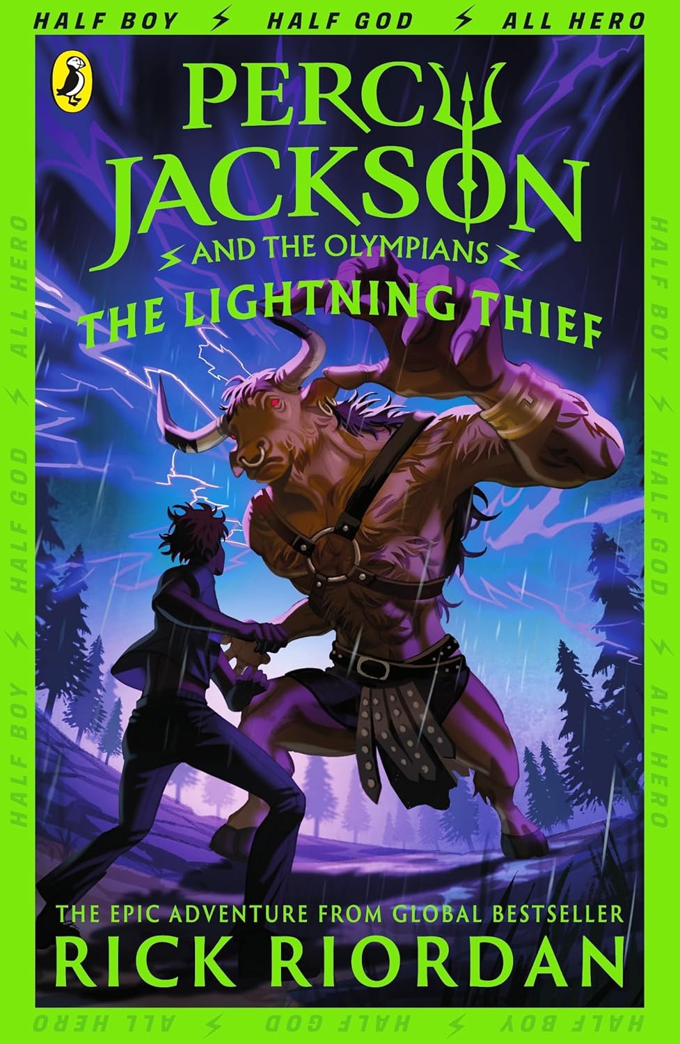 Puffin Edition Percy Jackson Book 1 - The Lightning Thief by Rick Riordan (Paperback)