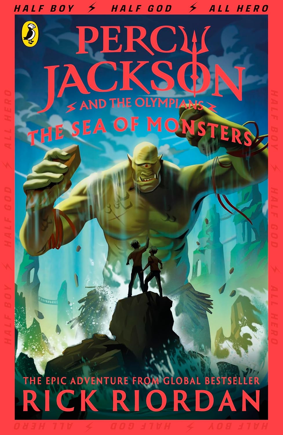 Puffin Edition Percy Jackson Book 2 - The Sea of Monsters by Rick Riordan (Paperback)
