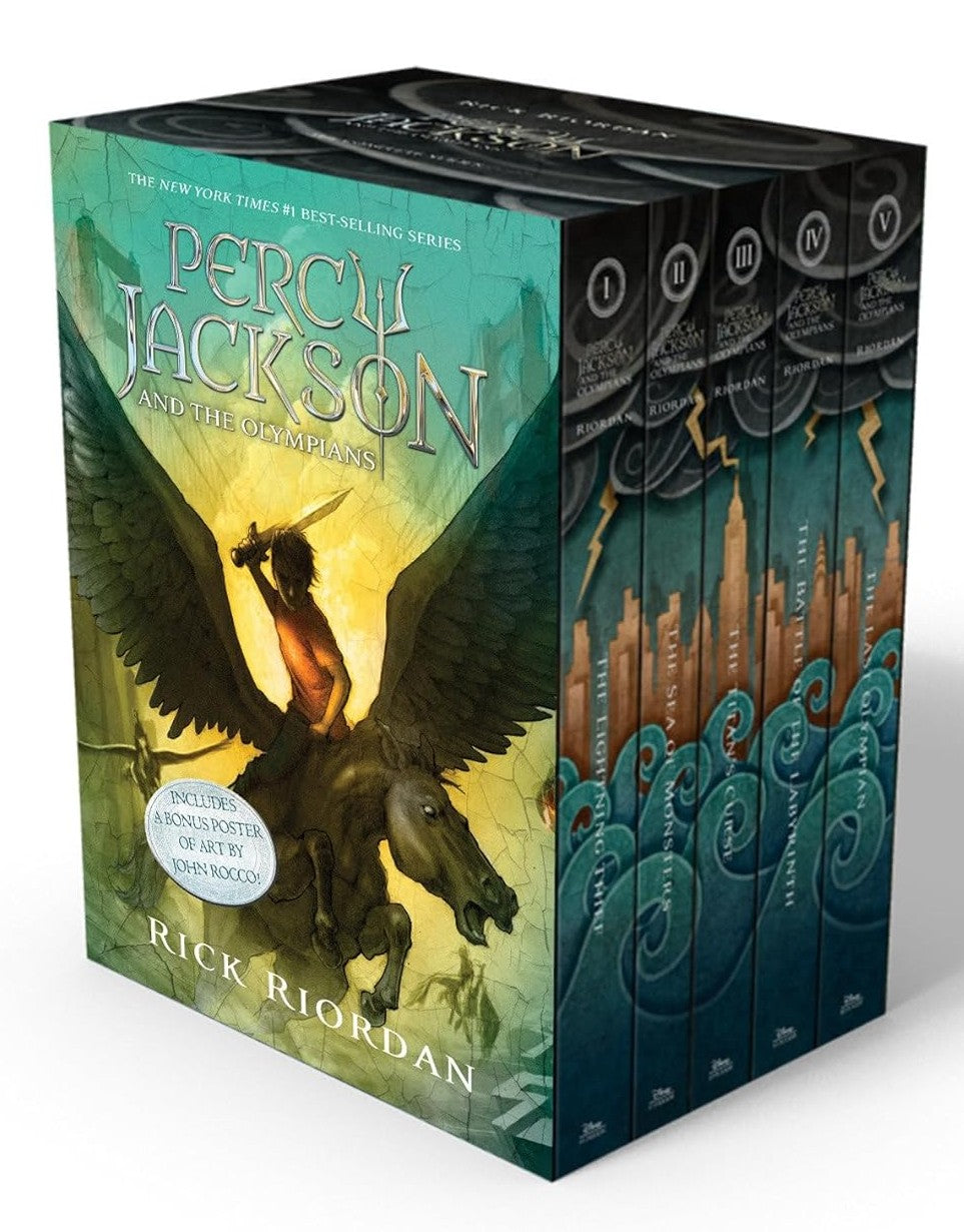 Hyperion Edition Percy Jackson 5 Book Boxed Set by Rick Riordan (Paperback)