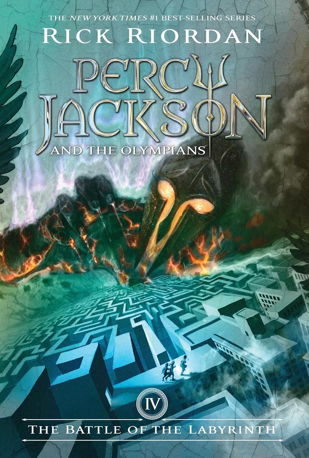 Hyperion Edition Percy Jackson Book 4 - The Battle of the Labyrinth by Rick Riordan (Paperback)