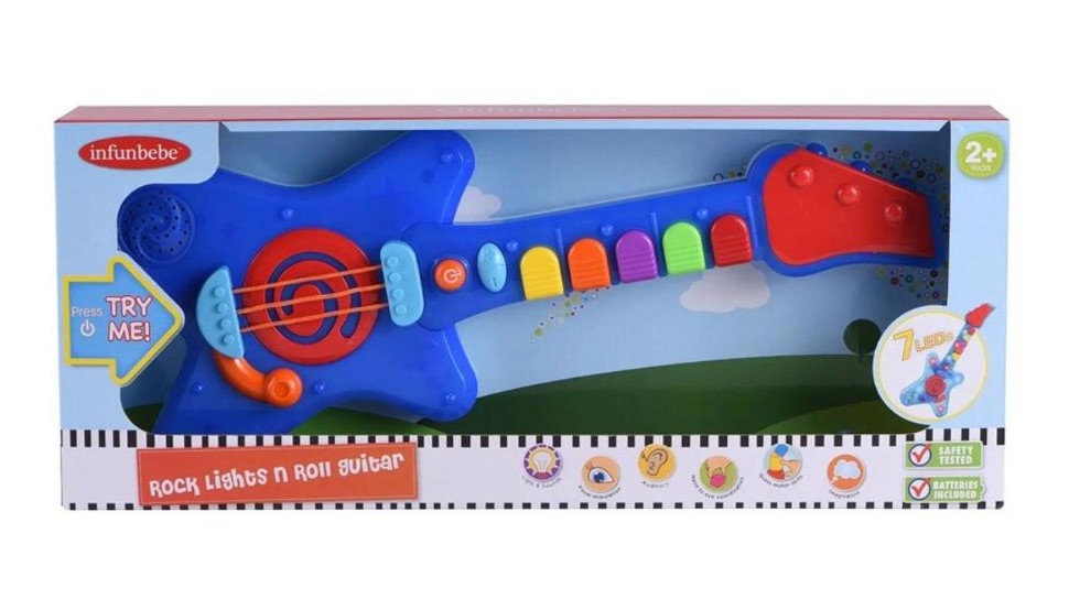 Infunbebe Rock Lights N Roll Guitar