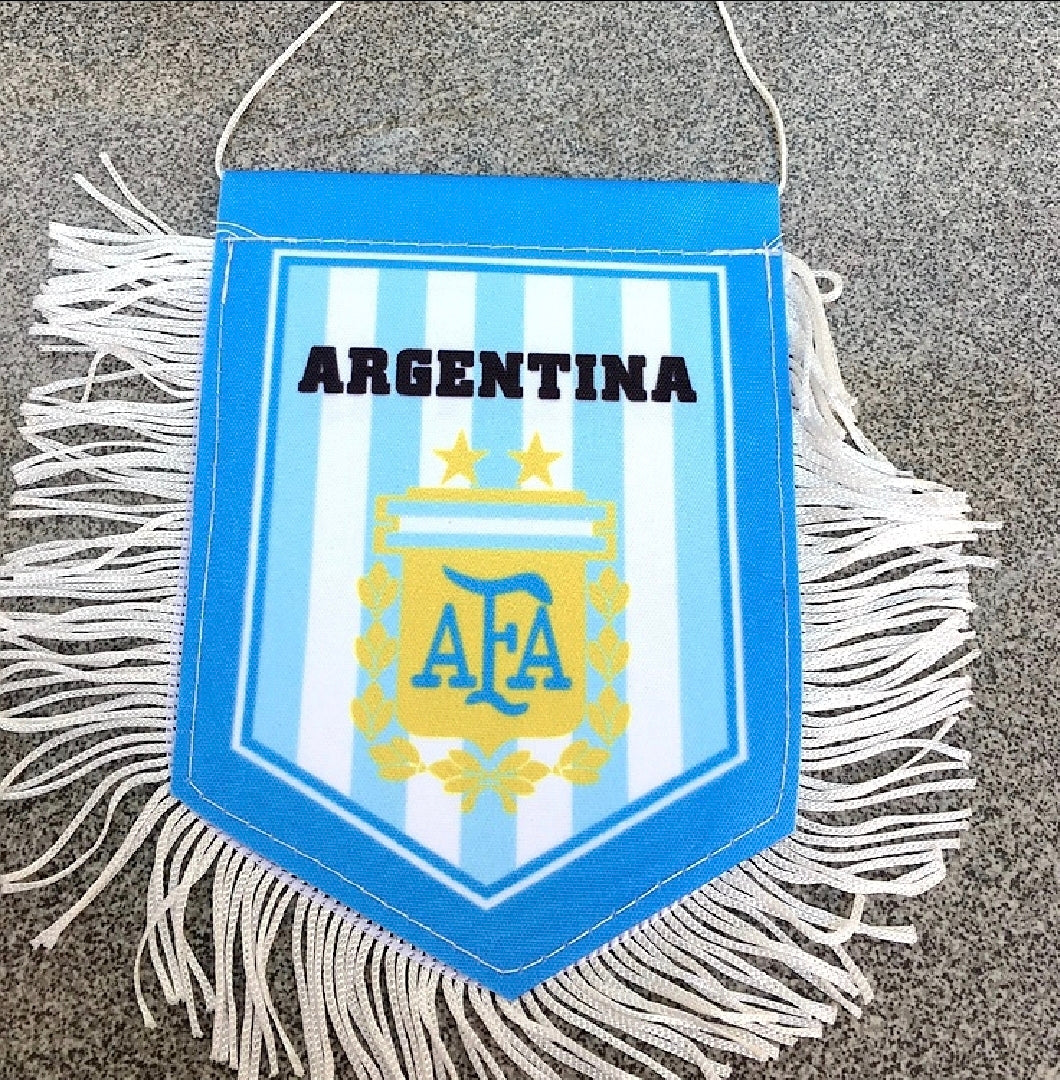 Hanging Pennant Flag - Argentina