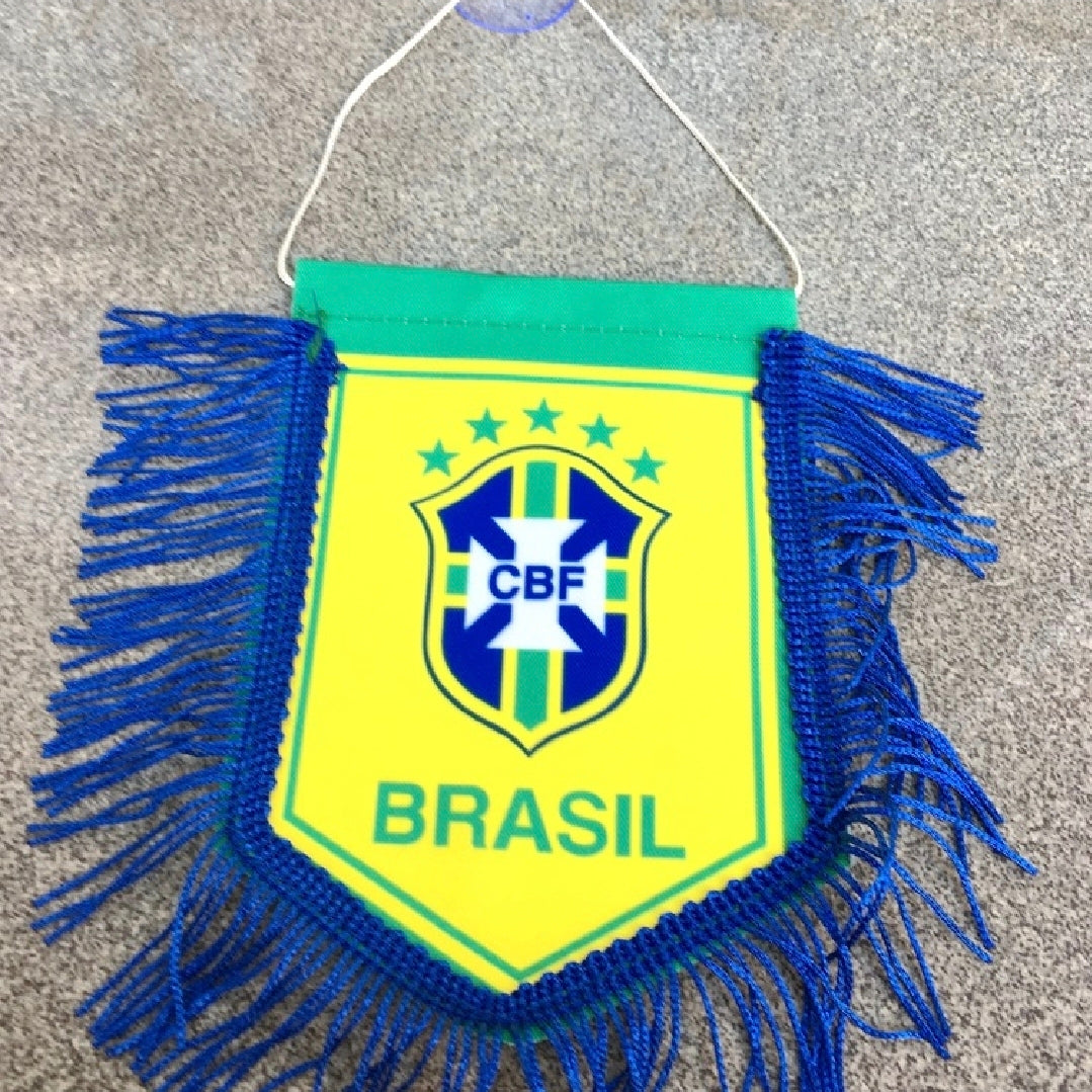 Hanging Pennant Flag - Brazil