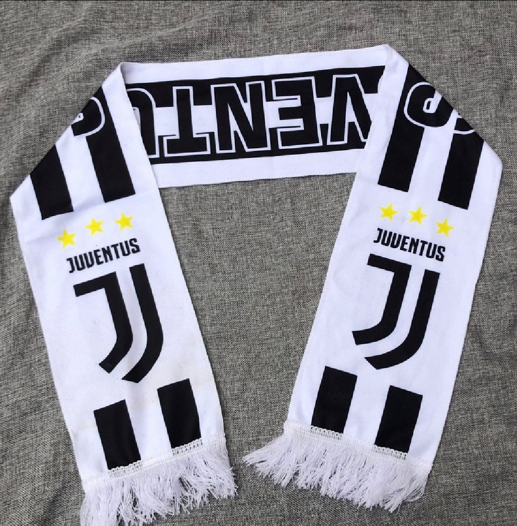 Official Juventus Scarf - White & Black
