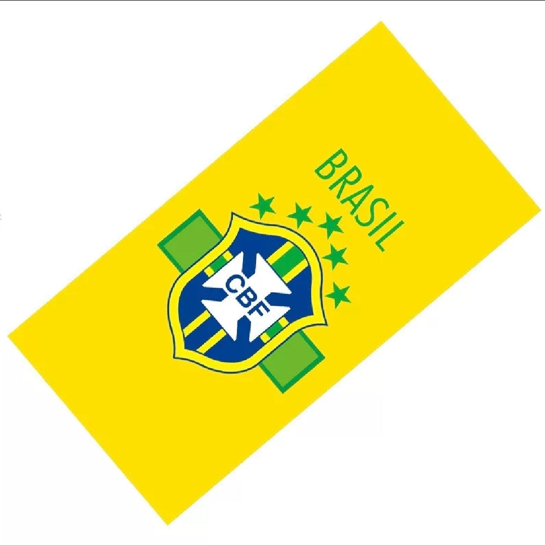 Brazil National Football Team Large Towel