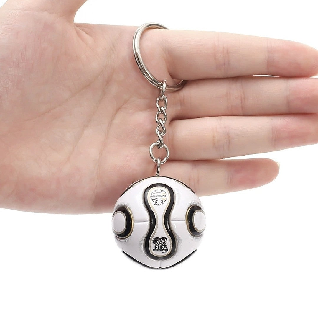2006 World Cup "Teamgeist" Mini Ball Keychain - Classic Black
