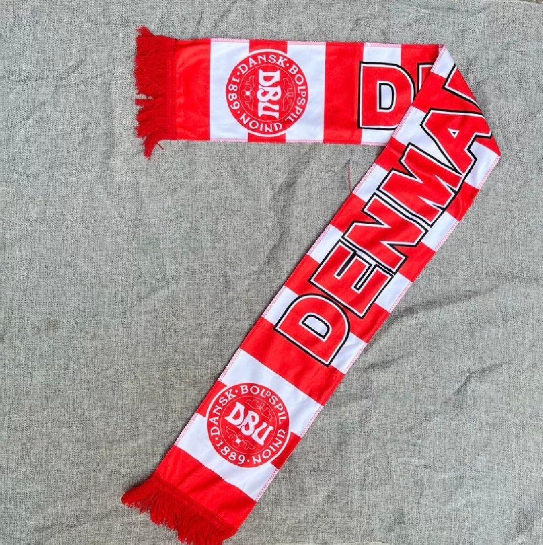 Official Denmark National Football Team Scarf