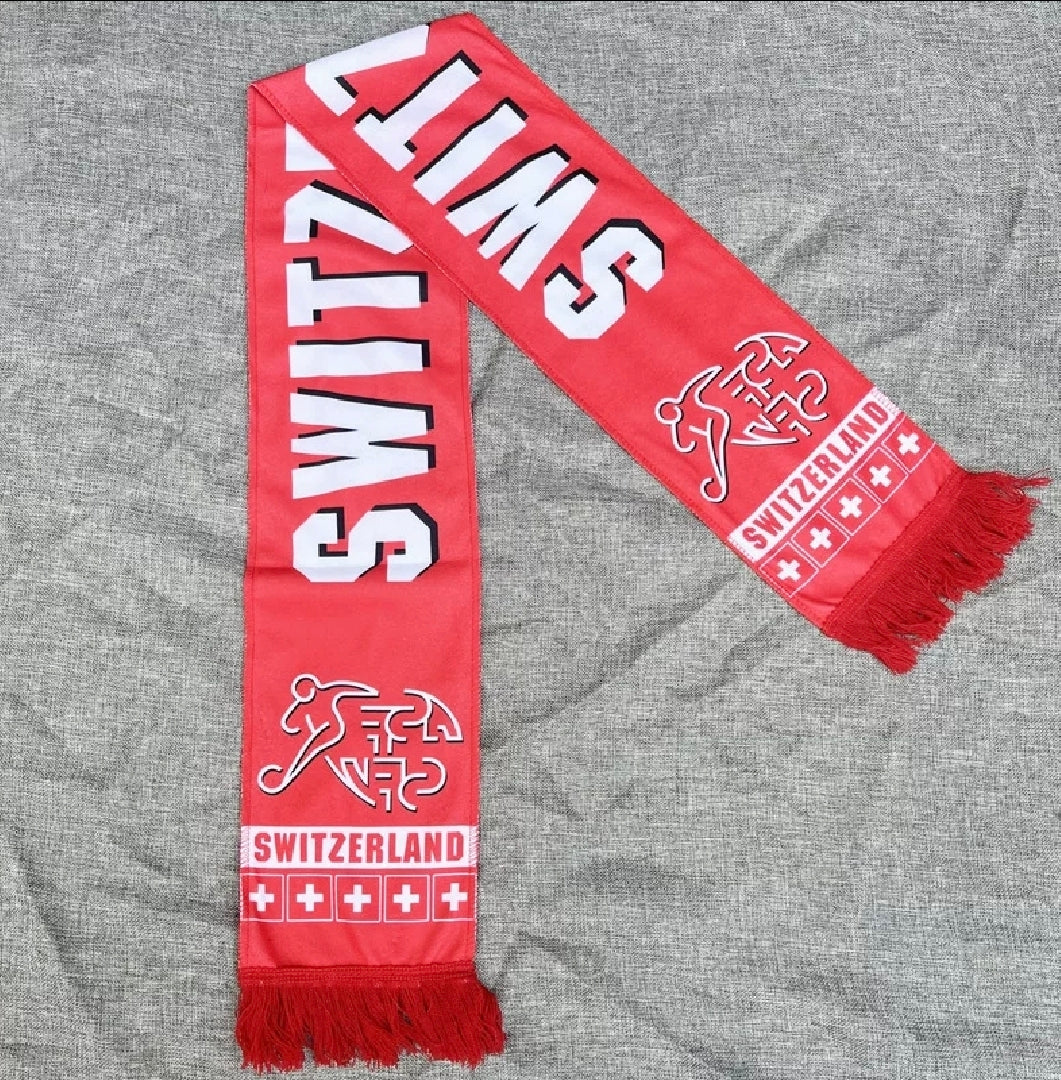 Official Switzerland National Football Team Scarf