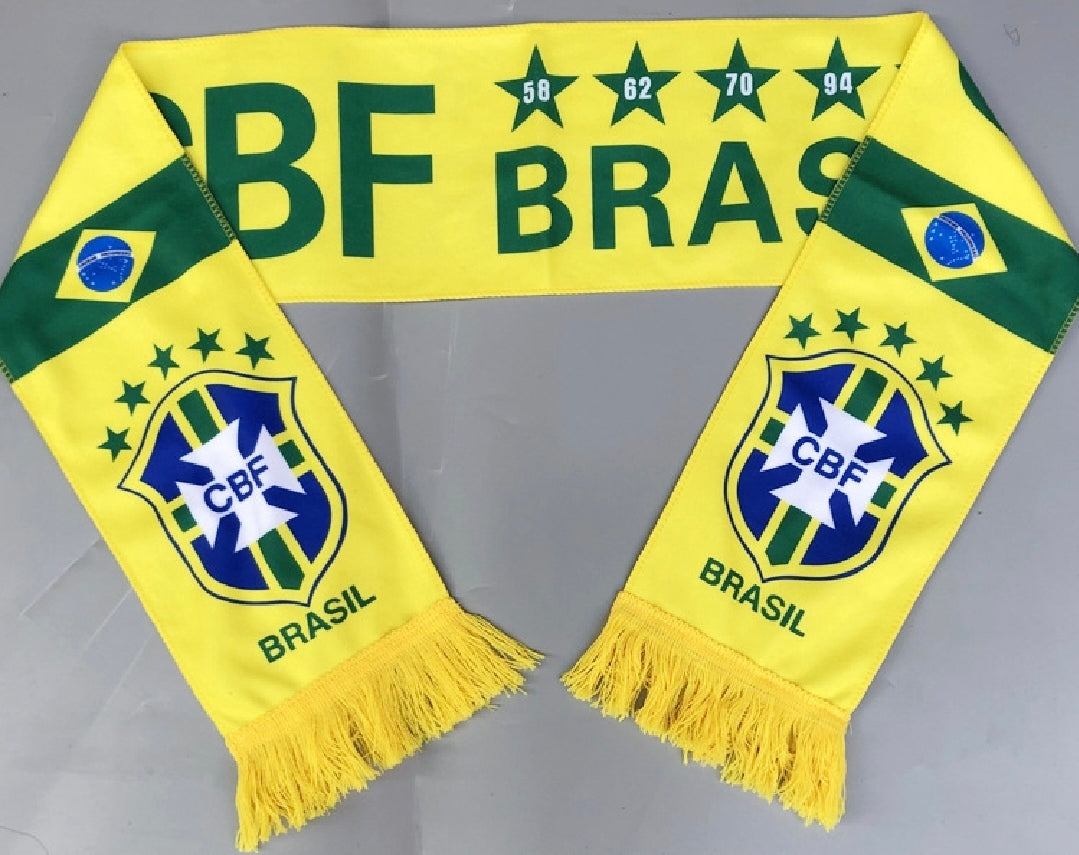 Official Brazil National Football Team Scarf