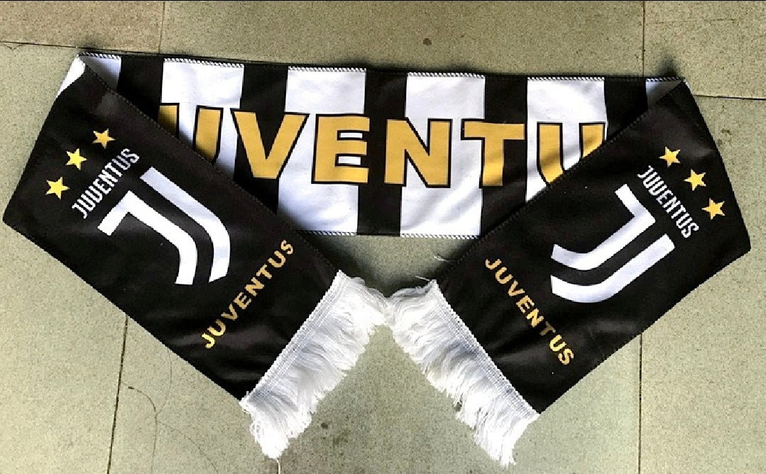 Official Juventus Scarf - Black & Gold