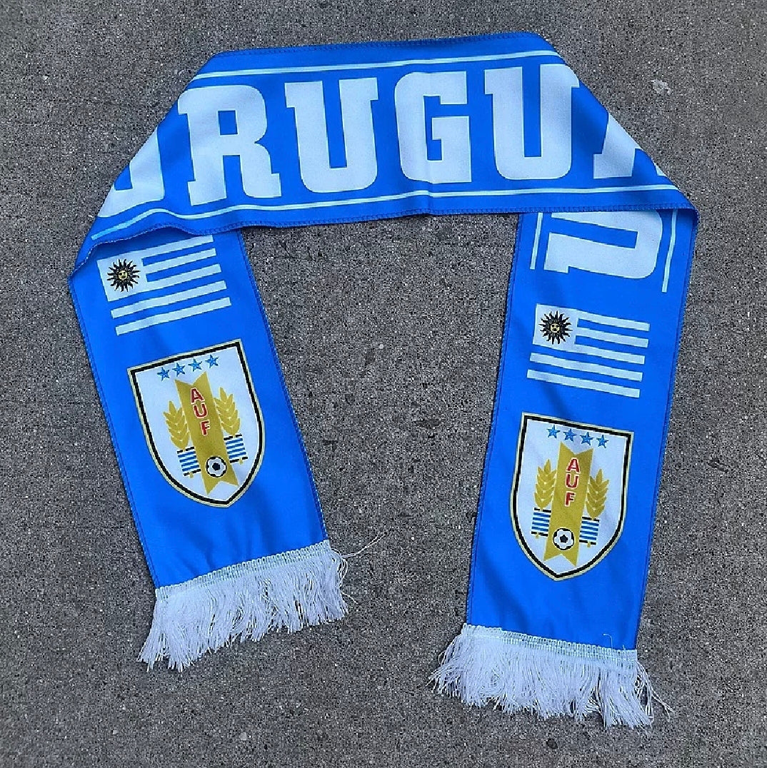 Official Uruguay National Football Team Scarf
