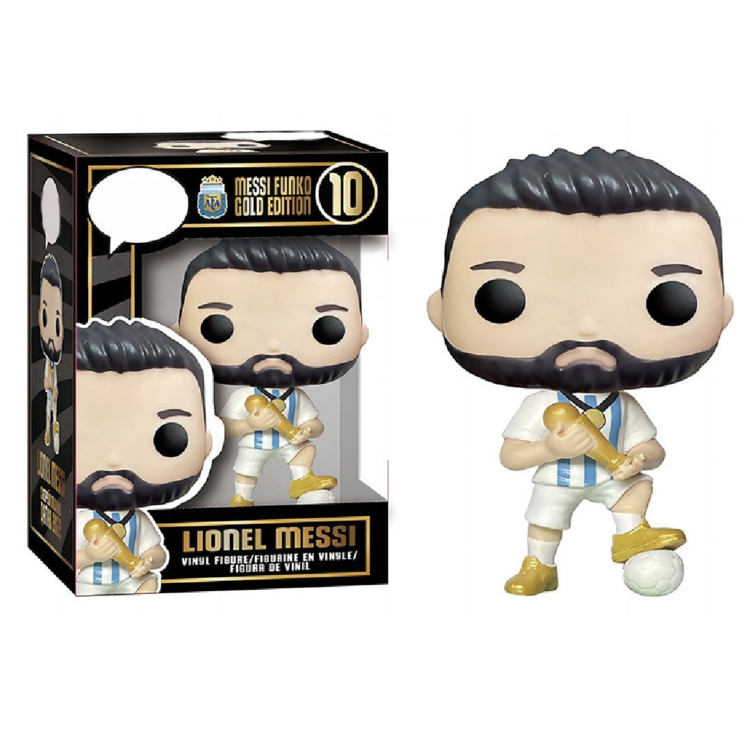 Lionel Messi "Golden Victory" Vinyl Figure - Trophy & Gold Boots Edition