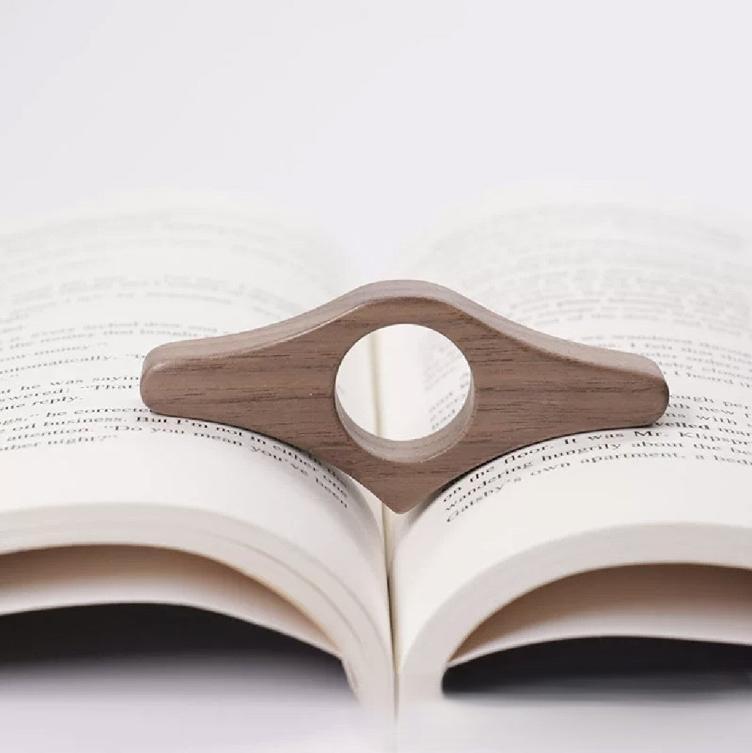 Light Wood Thumb Page Holder