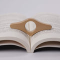 Beige Wooden Thumb Page Holder