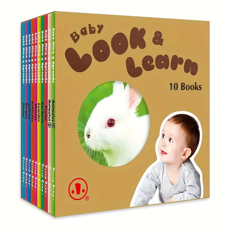 Baby Look & Learn 10 Mini Book Set - My First Learning Library