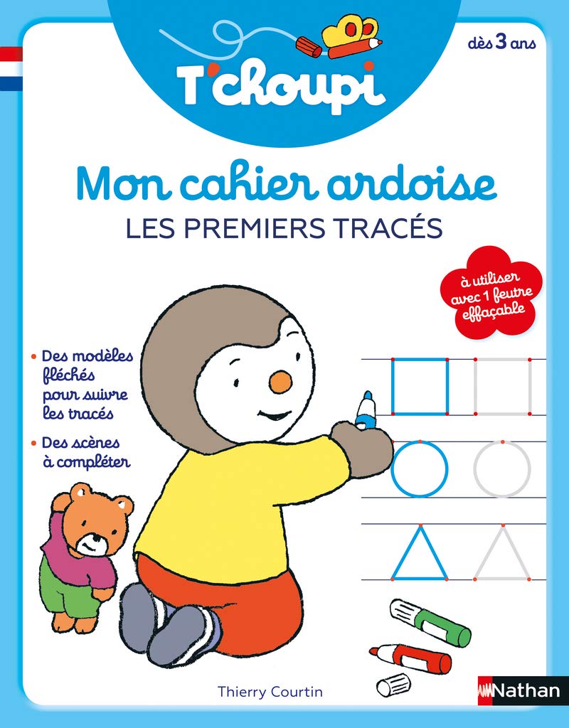 Nathan Tchoupi Mon Cahier Ardoise Les Premiers Traces