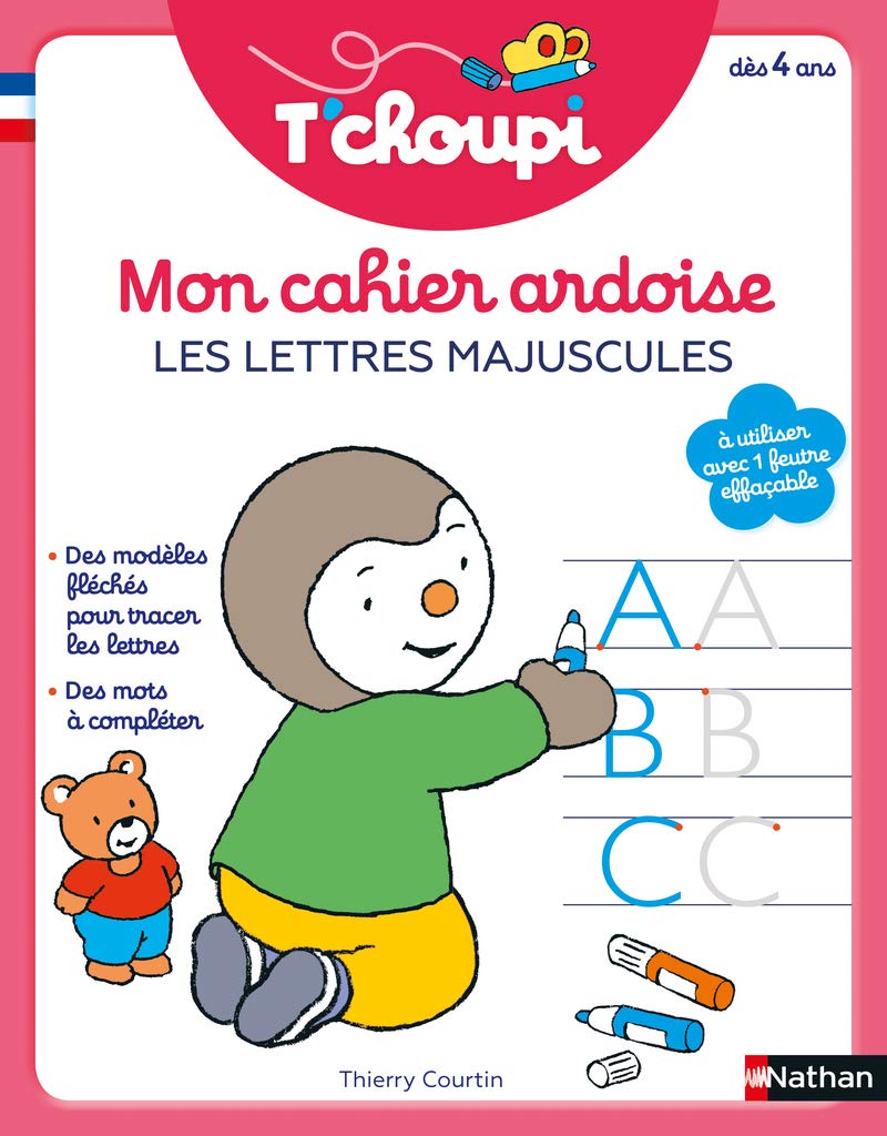 Nathan Tchoupi Mon Cahier Ardoise Les Lettres Majuscules