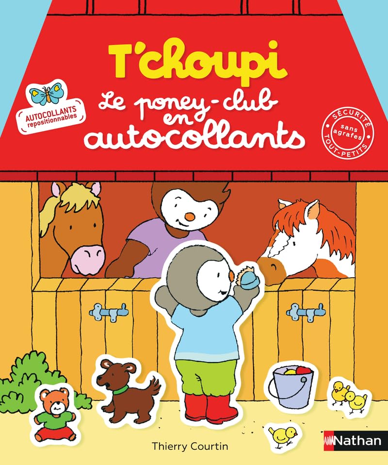 Nathan Tchoupi Le Poney Club En Autocollants