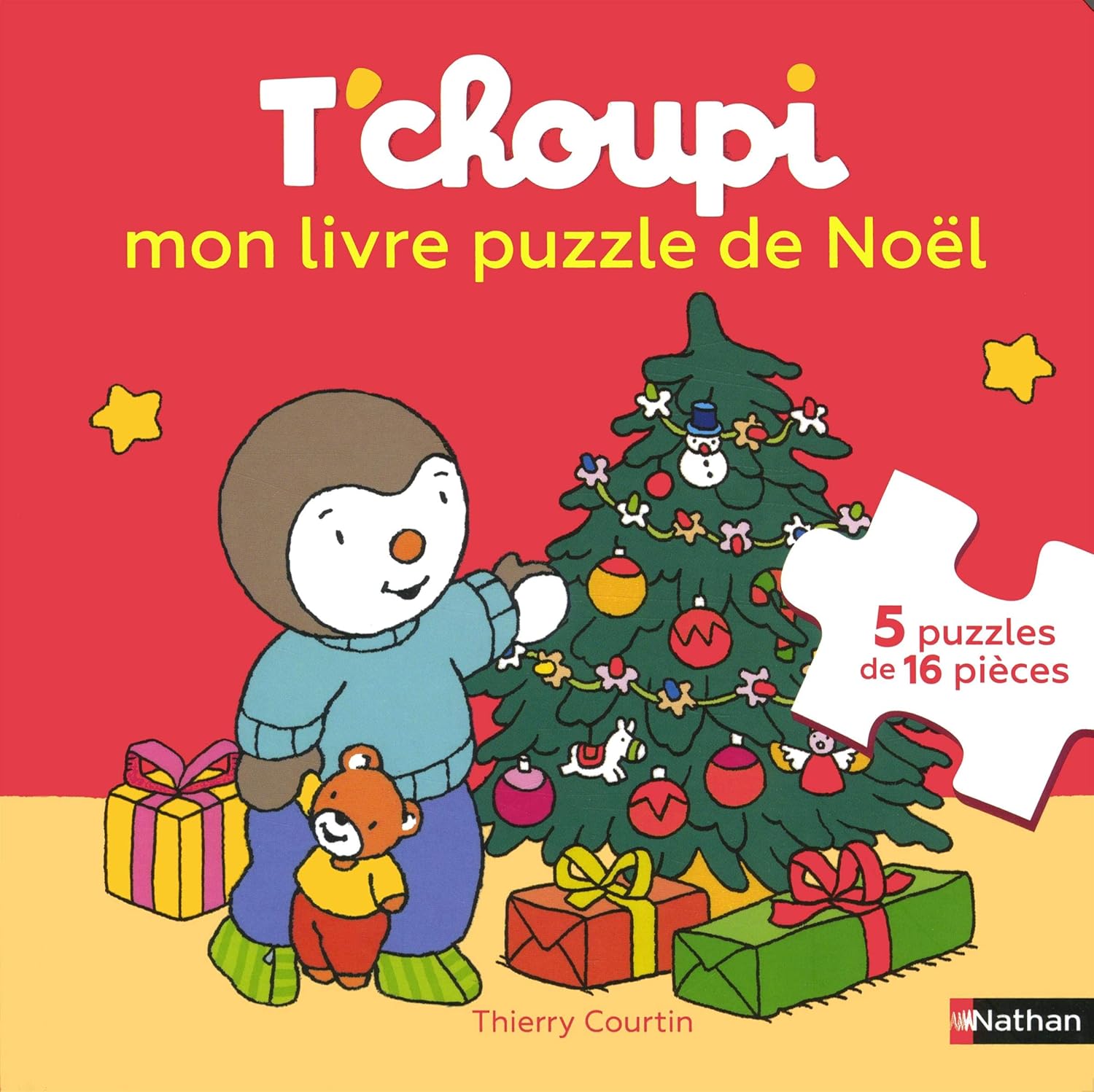 Nathan Tchoupi Mon Livre Puzzle De Noel