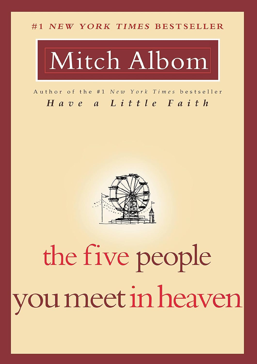 The Five People You Meet in Heaven by Mitch Albom (Paperback)