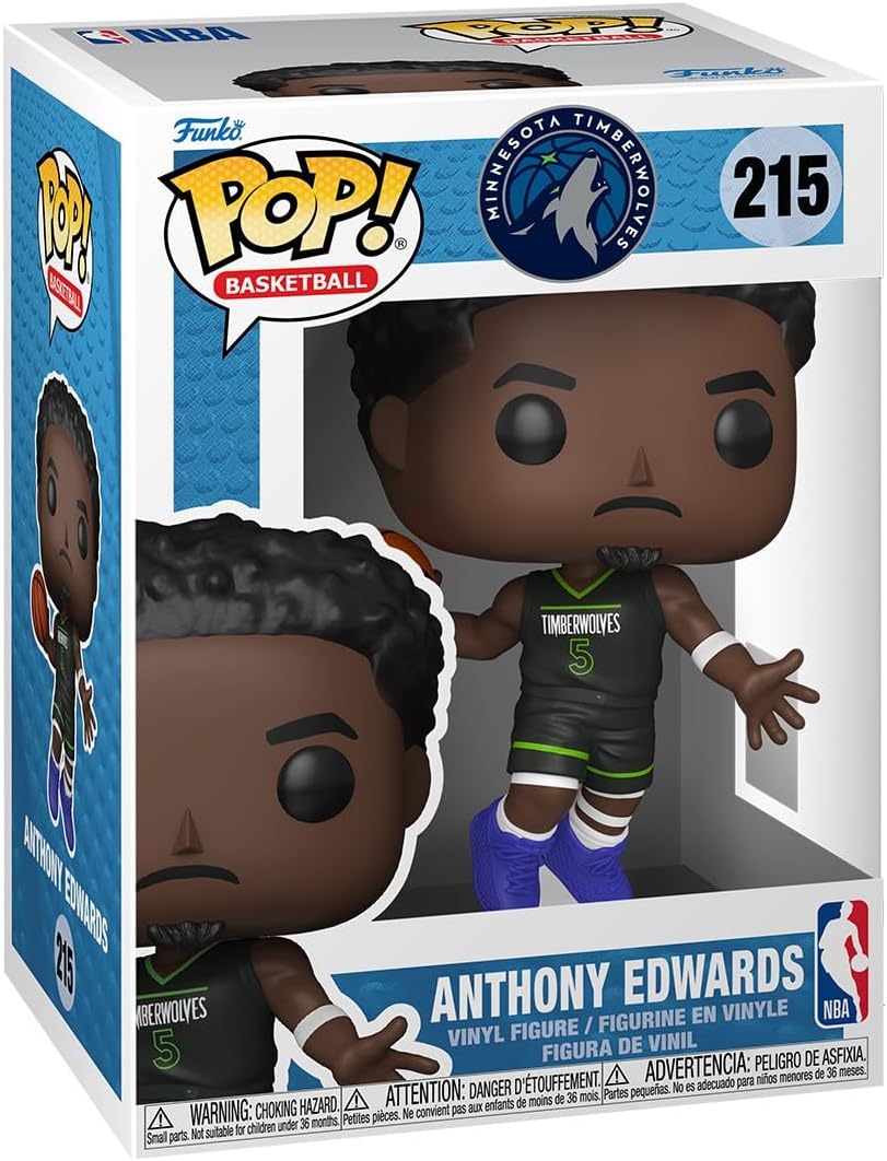 Original Funko Pop! NBA - Anthony Edwards (Timberwolves) #215