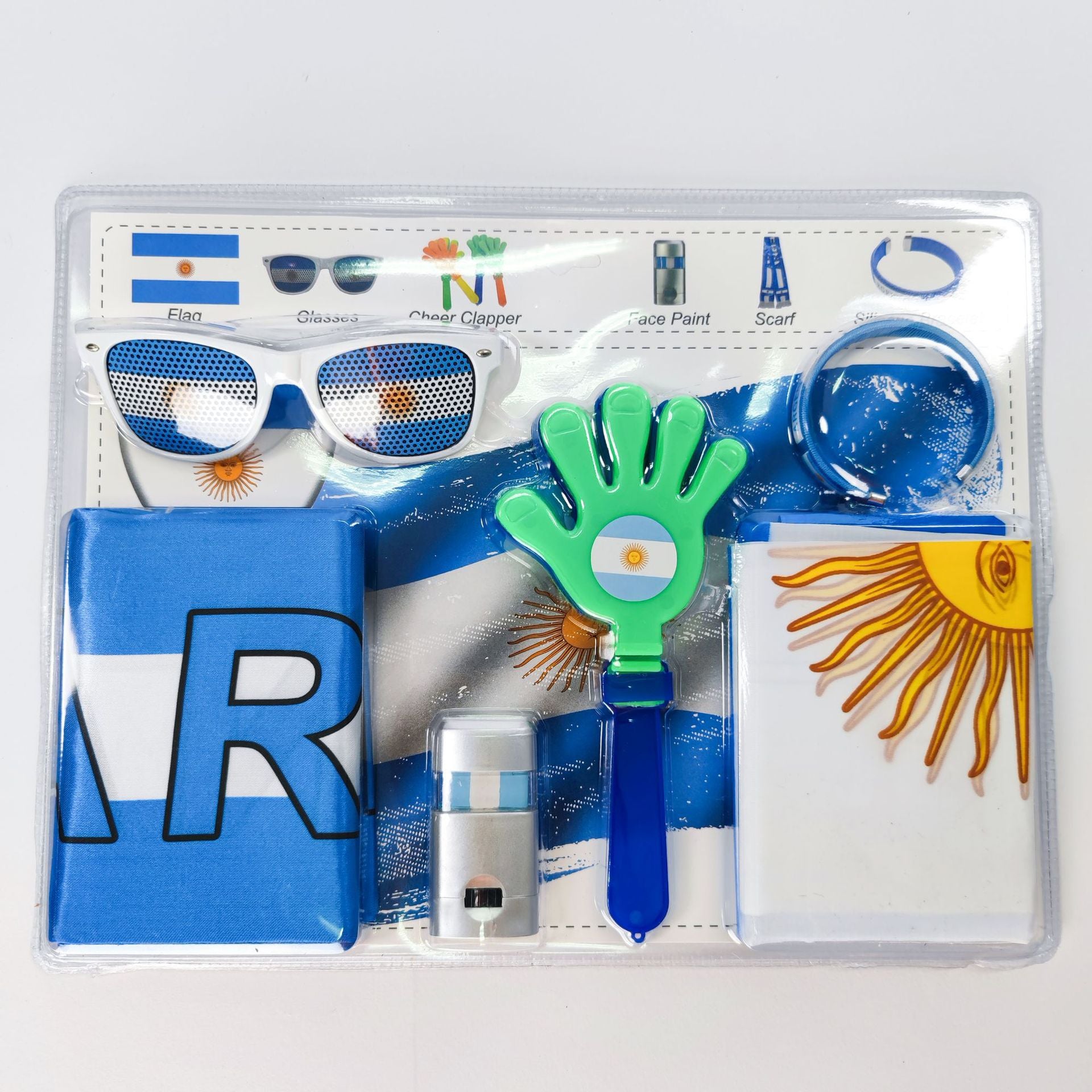 Argentina Fan Accessory 6-Piece Set