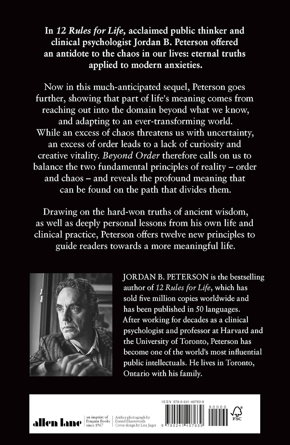 Beyond Order: 12 More Rules for Life by Jordan B. Peterson (Paperback)